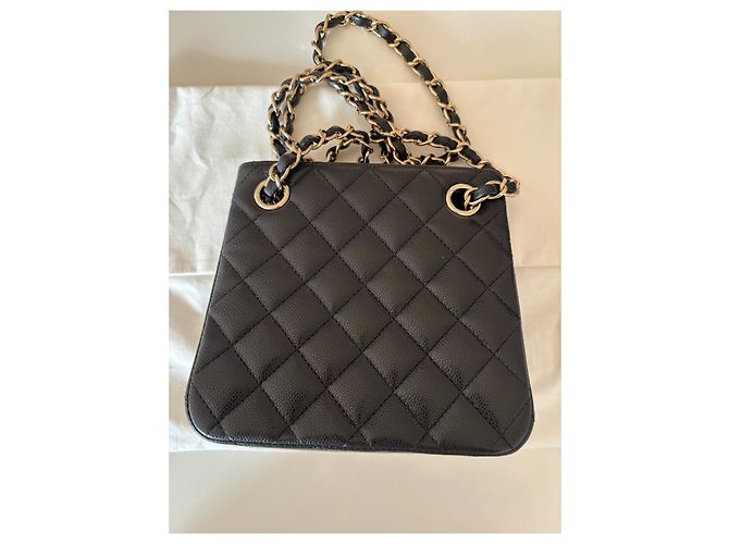 Chanel Beuteltasche Schwarz - Ansicht 4