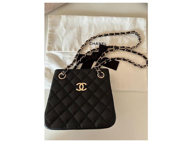 Chanel Beuteltasche Schwarz - Ansicht 6