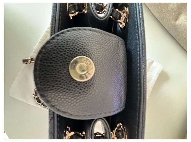 Chanel Beuteltasche Schwarz - Ansicht 9