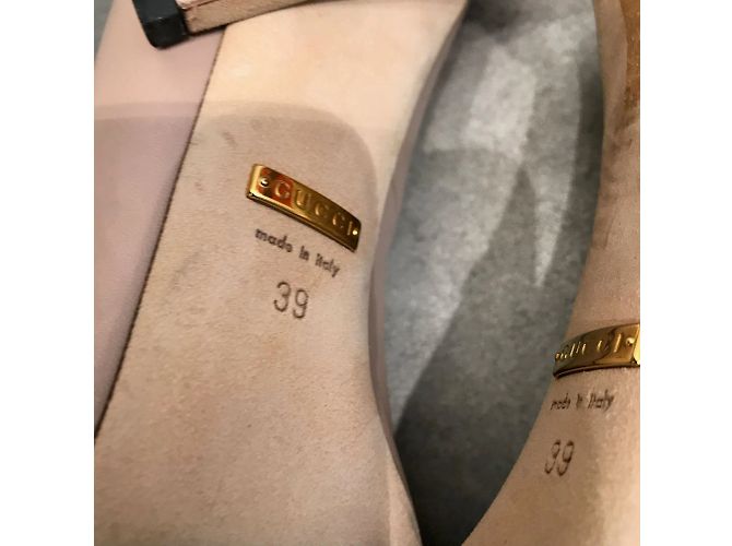 GUCCI Absätze T.EU 39 Leder Pink - Ansicht 6
