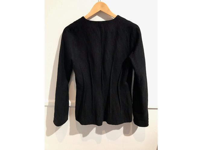 LANVIN Jacken T.International M Wolle Schwarz - Ansicht 3