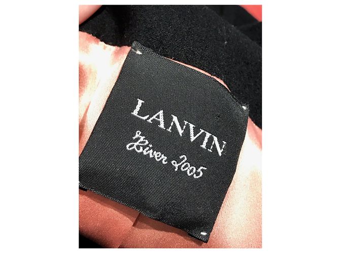 LANVIN Jacken T.International M Wolle Schwarz - Ansicht 5