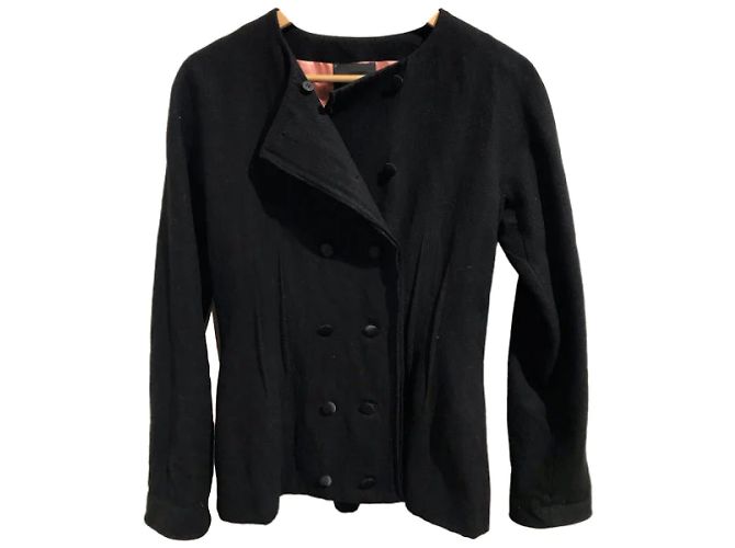 LANVIN Jacken T.International M Wolle Schwarz - Ansicht 8
