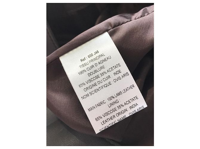 Faldas CARVEN T.Internacional L Cuero Negro - vista 6