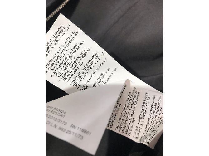 Abiti VERSACE T.Internazionale S Lana Nero - vista 7