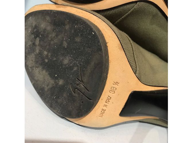 GIUSEPPE ZANOTTI Stivaletti T.EU 38.5 Tessuto Cachi - vista 6