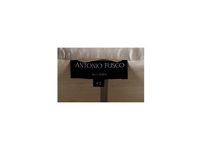 Traje Largo Antonio Fusco Dorado - vista 8