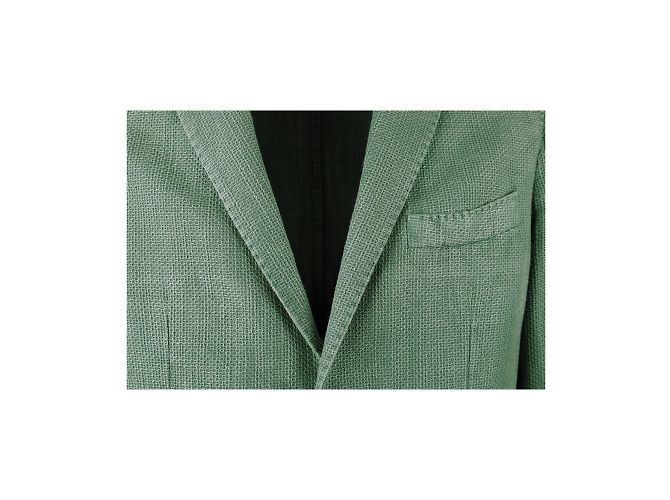 Autre Marque l.B.M. 1911 Giacca in misto cotone Verde - vista 3