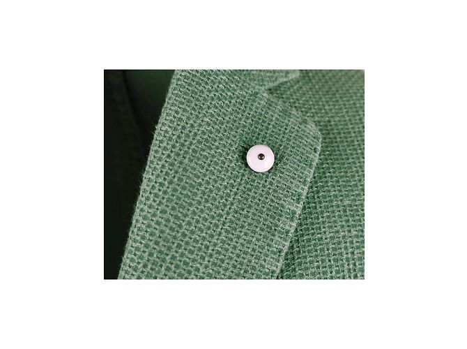 Autre Marque l.B.M. 1911 Giacca in misto cotone Verde - vista 4