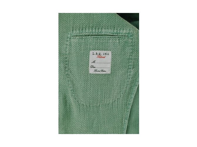 Autre Marque l.B.M. 1911 Giacca in misto cotone Verde - vista 7