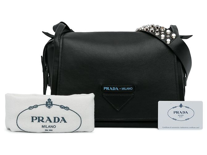 Borsa Prada Grace Lux Concept con patta nera - vista 10