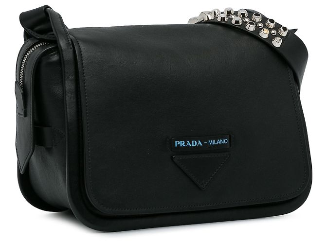 Borsa Prada Grace Lux Concept con patta nera - vista 2