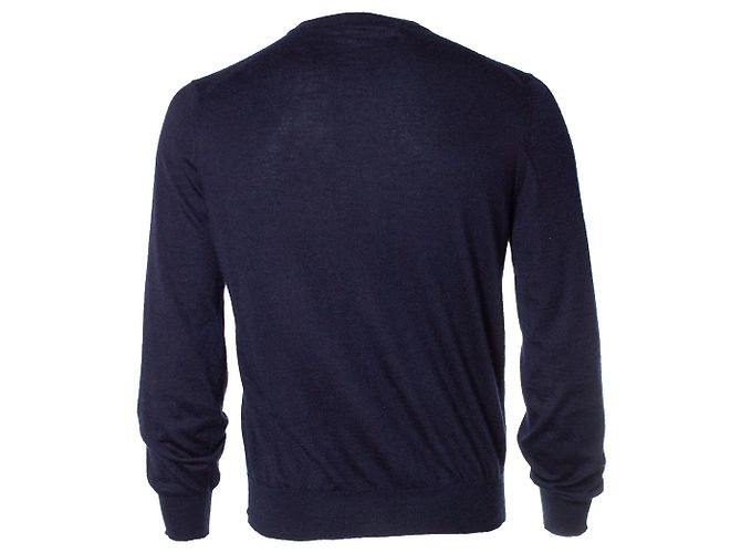 Brunello Cucinelli Brunello Cuccinelli, Pull Cachemire Bleu - vue 2
