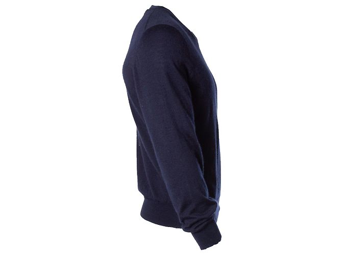 Brunello Cucinelli Brunello Cuccinelli, Pull Cachemire Bleu - vue 3