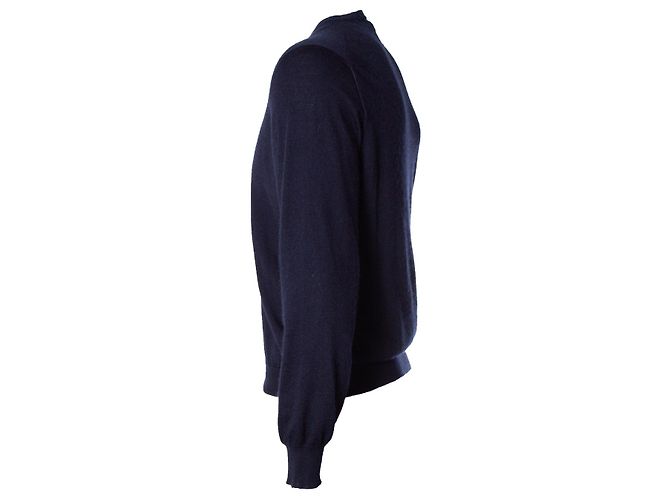 Brunello Cucinelli Brunello Cuccinelli, Pull Cachemire Bleu - vue 4