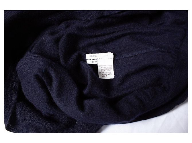 Brunello Cucinelli Brunello Cuccinelli, Pull Cachemire Bleu - vue 5