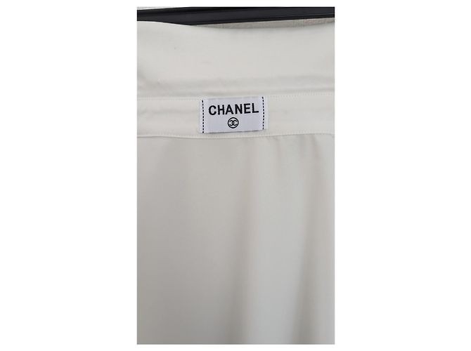 Camicia Chanel vintage taglia L Bianco - vista 10