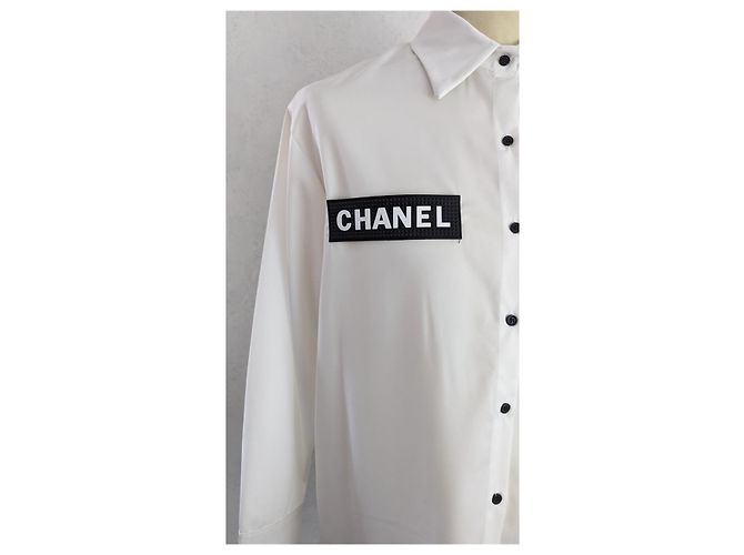 Camicia Chanel vintage taglia L Bianco - vista 5