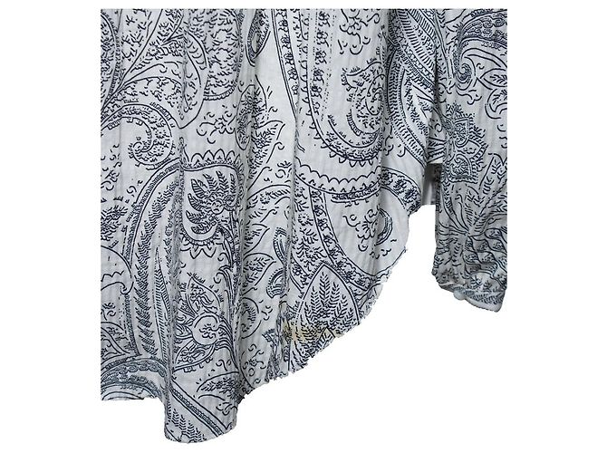 ETRO, camicetta paisley in bianco e nero - vista 5
