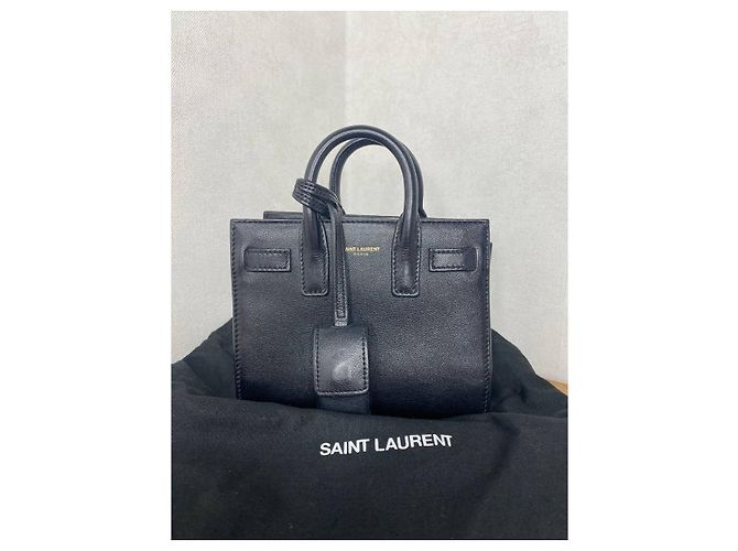 Sac de jour de juguete de Saint Laurent. Negro - vista 4