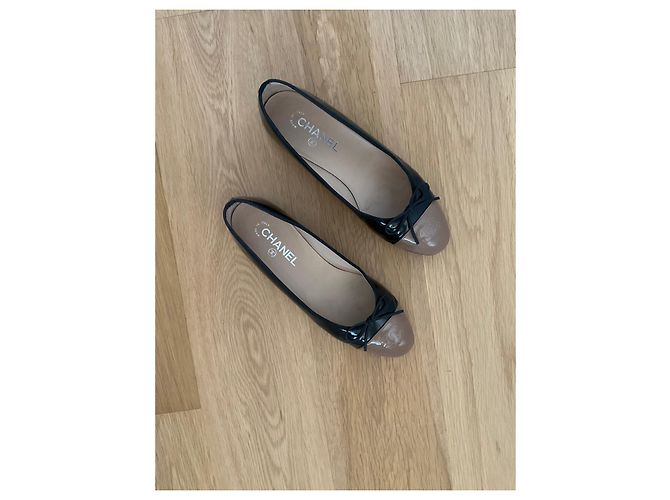 Cambon Chanel Ballerine Nero - vista 3