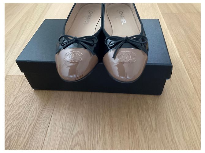 Cambon Chanel Ballerine Nero - vista 4