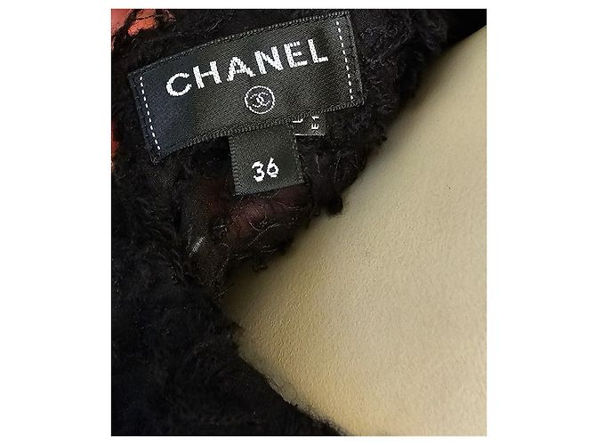 feine Chanel-Jacke Schwarz - Ansicht 2