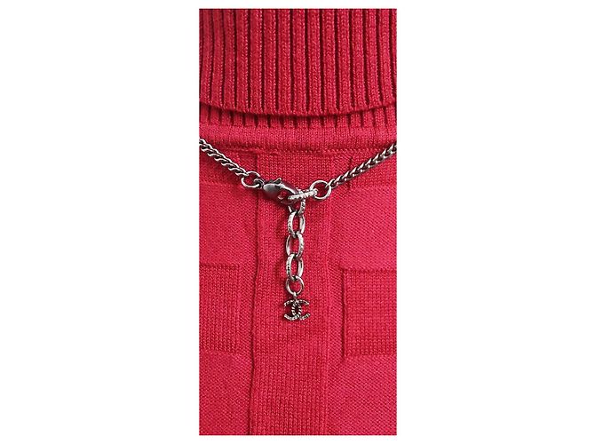 Collana Chanel Medaglione Cabochon Nera e Bianca Nero Argento Bianco Grigio - vista 8