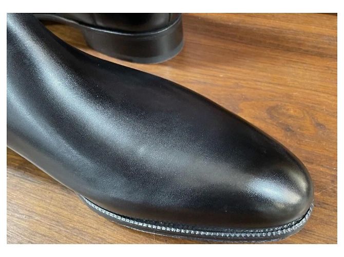 John Lobb TUDOR Chelsea Boots Black Leather - view 5