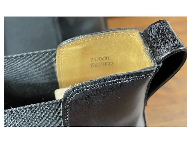 John Lobb TUDOR Chelsea Boots Black Leather - view 6
