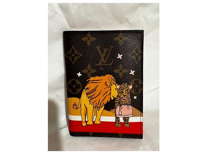 Organizer Edición limitada de Louis Vuitton 2018 Titular del pasaporte de Navidad Roja - vista 11