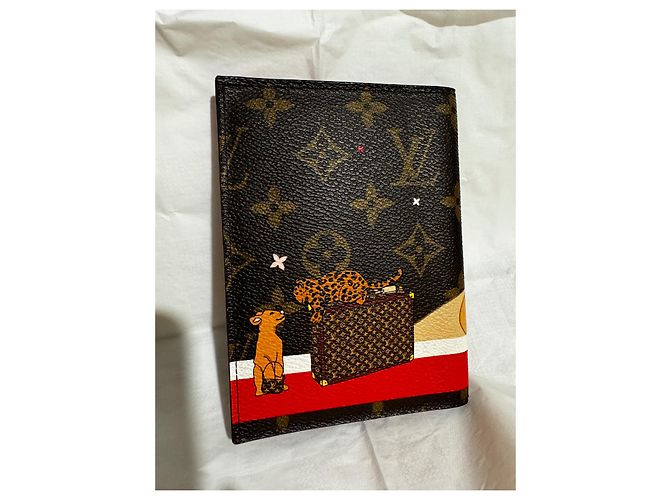 Organizer Edición limitada de Louis Vuitton 2018 Titular del pasaporte de Navidad Roja - vista 2