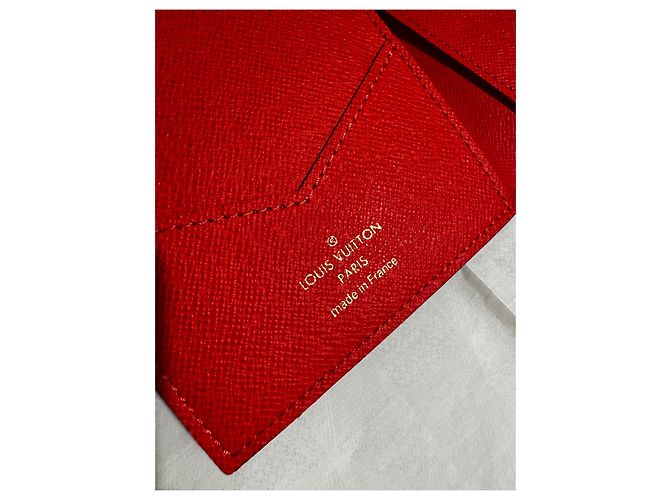Organizer Edición limitada de Louis Vuitton 2018 Titular del pasaporte de Navidad Roja - vista 5