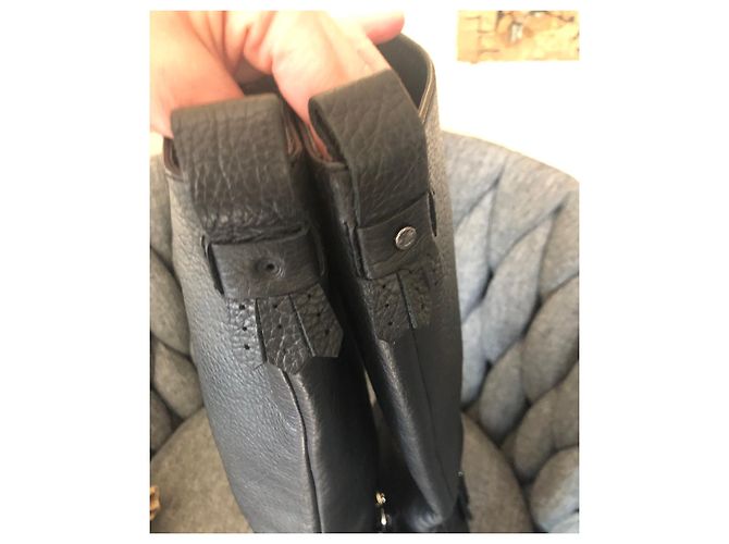 Botas Céline de cuero negro - vista 8