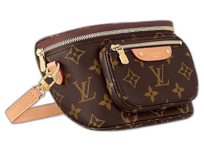 Louis Vuitton LV Mini Bumbag monogramme nouveau Toile Marron ref