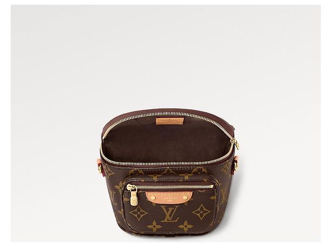 Louis Vuitton Monogramma LV Mini Bumbag nuovo Marrone - vista 5