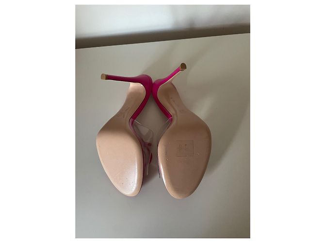 Mule Gianvito Rossi in pelle rosa - vista 11