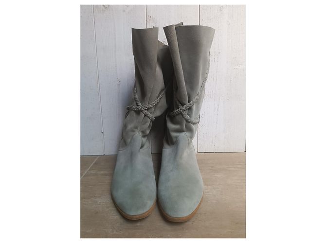 Botas Paul & Joe de piel gris - vista 2