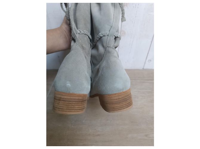 Botas Paul & Joe de piel gris - vista 4