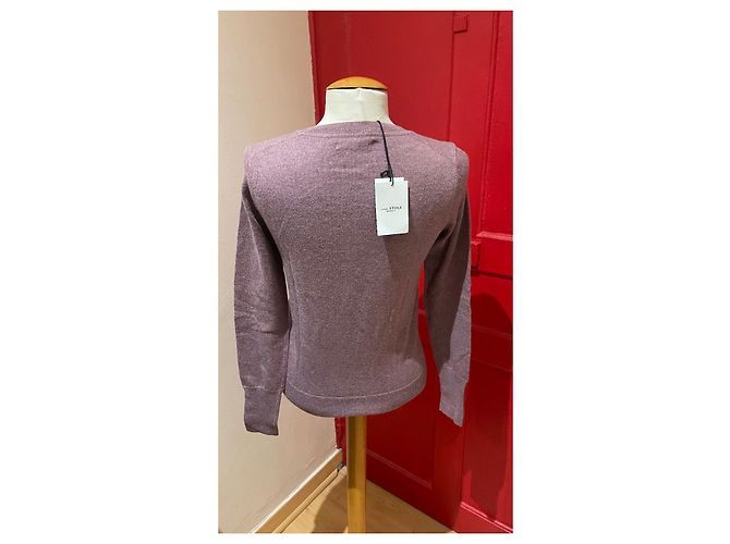 Isabel Marant Etoile Lila Pullover aus Baumwolle und Wolle - Ansicht 2