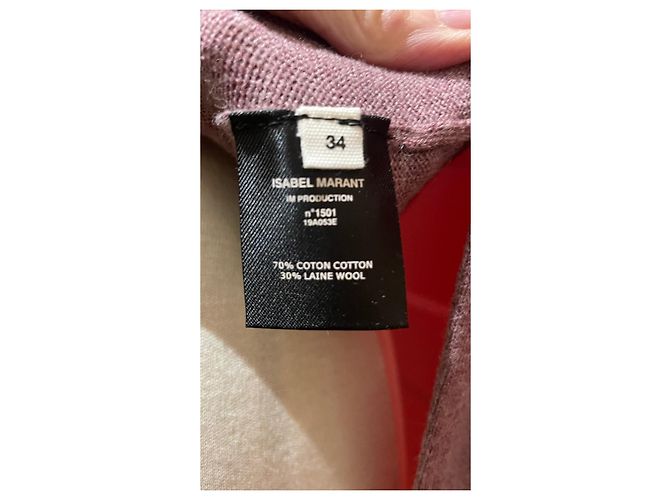 Isabel Marant Etoile Lila Pullover aus Baumwolle und Wolle - Ansicht 5
