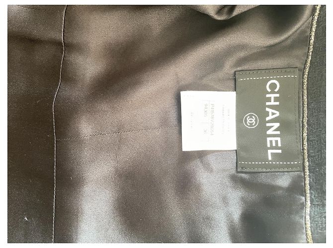 Cambon Chanel 2011Un abrigo bizantino Negro - vista 2