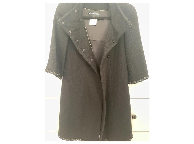 Cambon Chanel 2011Un abrigo bizantino Negro - vista 3