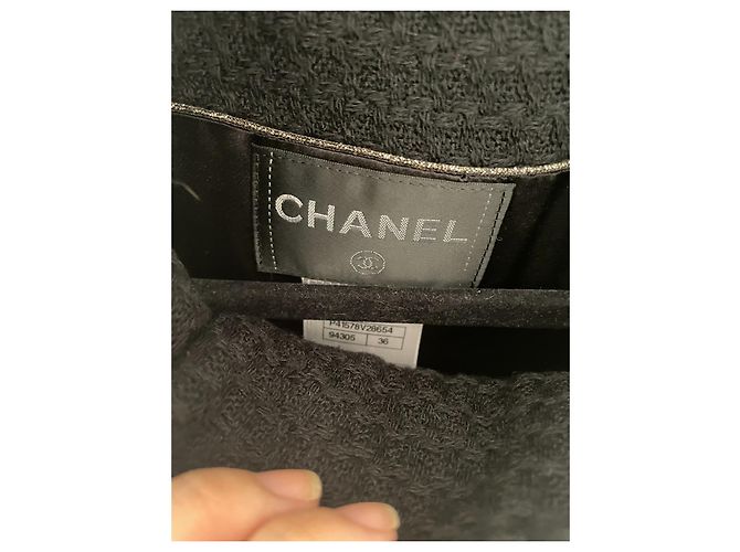 Cambon Chanel 2011Un abrigo bizantino Negro - vista 5