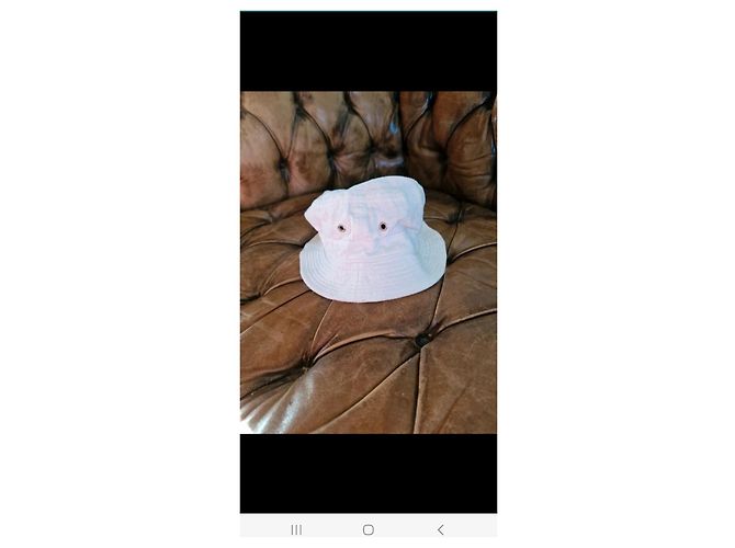 Chapéu Bucket Lacoste Branco Algodão Infantil - vista 2
