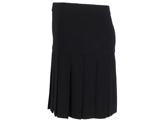 Minifalda plisada Joseph de poliéster negro - vista 2