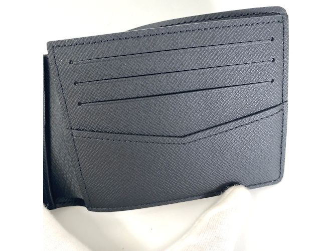 Louis Vuitton Corda Damier Graphite Slender N41679 Nero - vista 12