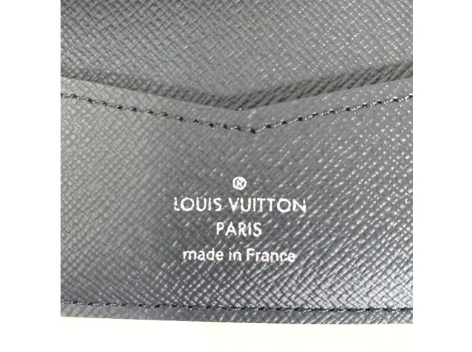 Louis Vuitton Corda Damier Graphite Slender N41679 Nero - vista 8