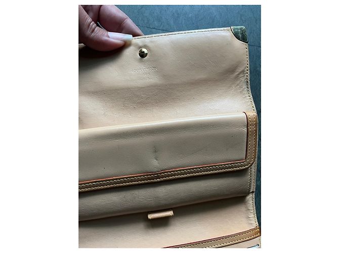 Cartera Louis Vuitton Murakari Monograma Flores Marrón Castaño - vista 12