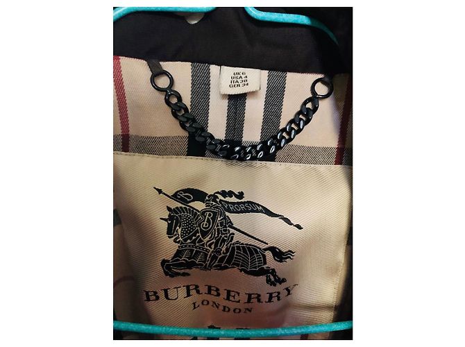 Gabardina Burberry Marrón de Algodón Castaño - vista 4